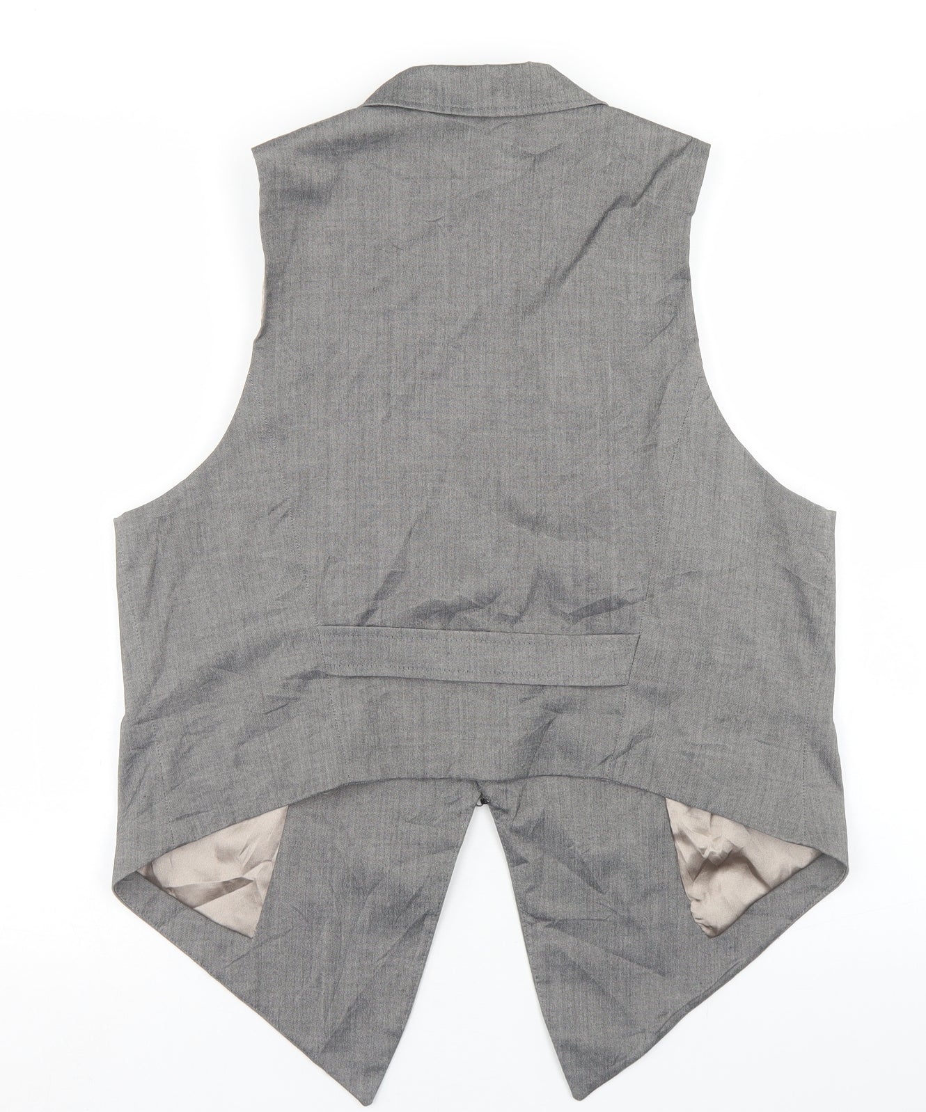 Wallis Womens Grey  Polyester Jacket Suit Waistcoat Size 18