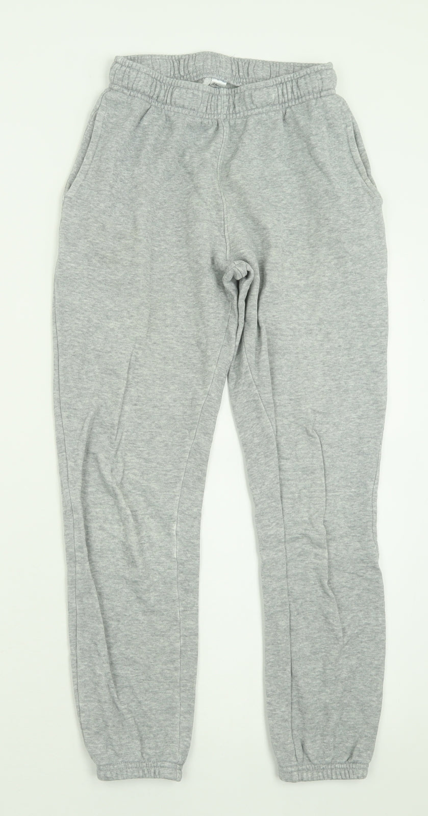 Dunnes Stores Boys Grey  Cotton Jogger Trousers Size 10-11 Years  Regular Pullover