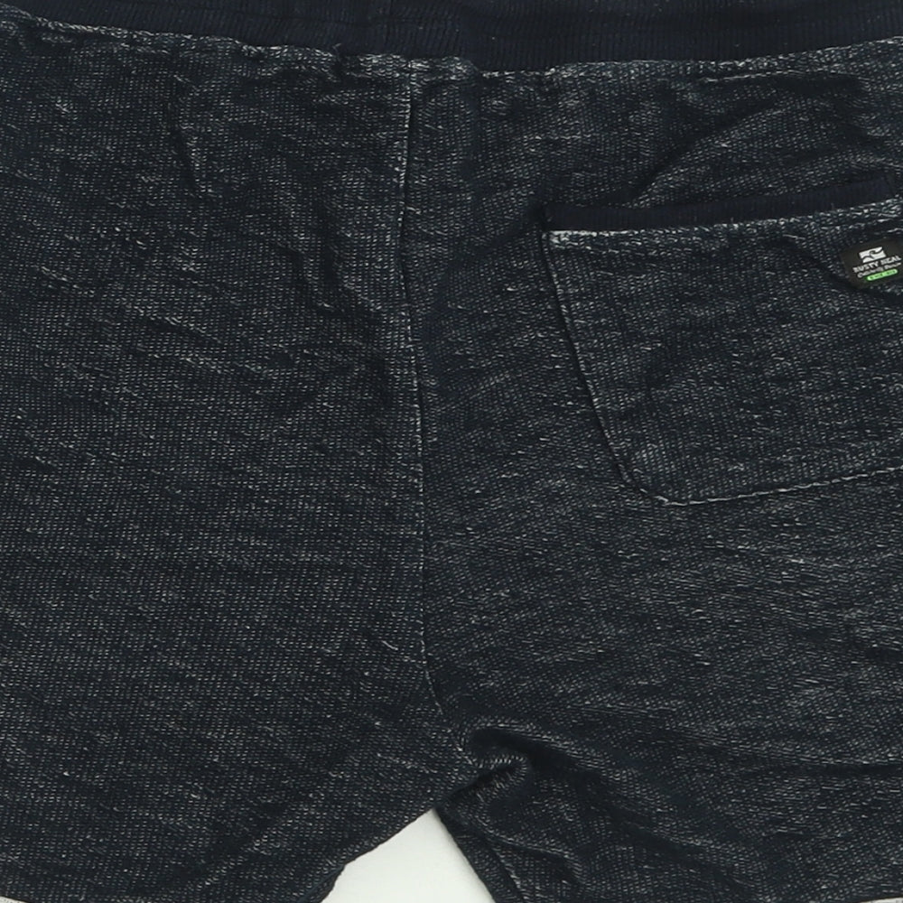 Rusty Neal Mens Blue  Cotton Sweat Shorts Size S  Regular