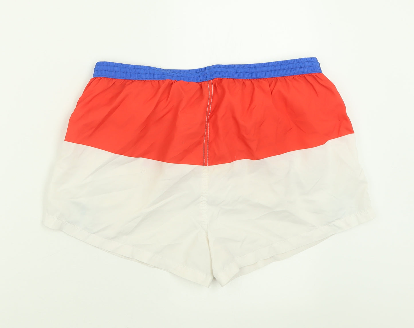 Zara Mens Multicoloured  Polyester Sweat Shorts Size XL  Regular Tie