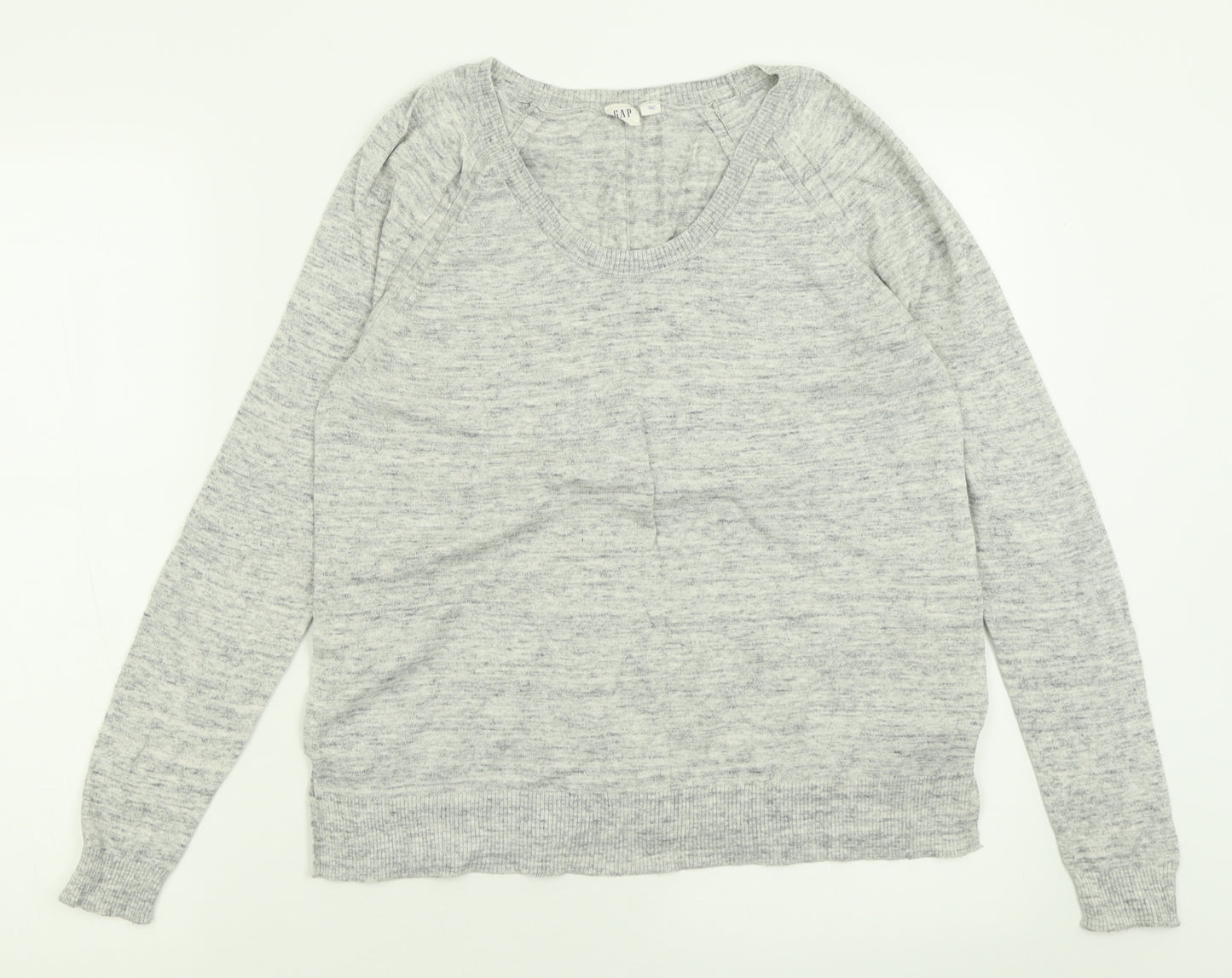 Gap Mens Grey Crew Neck  Cotton Pullover Jumper Size S