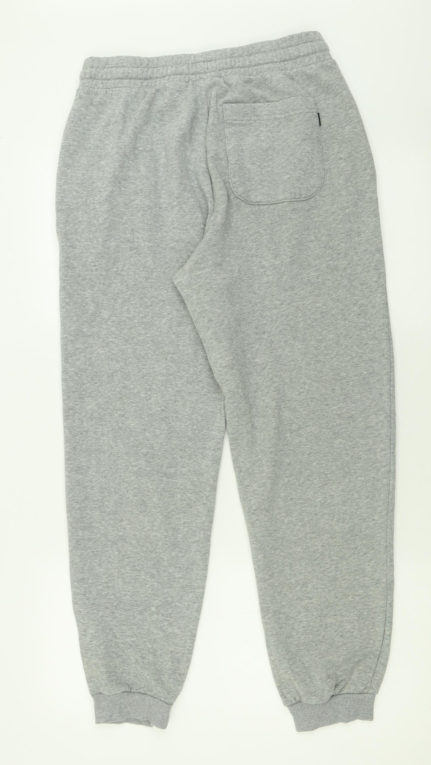 Converse Mens Grey  Cotton Jogger Trousers Size S L30 in Regular Tie