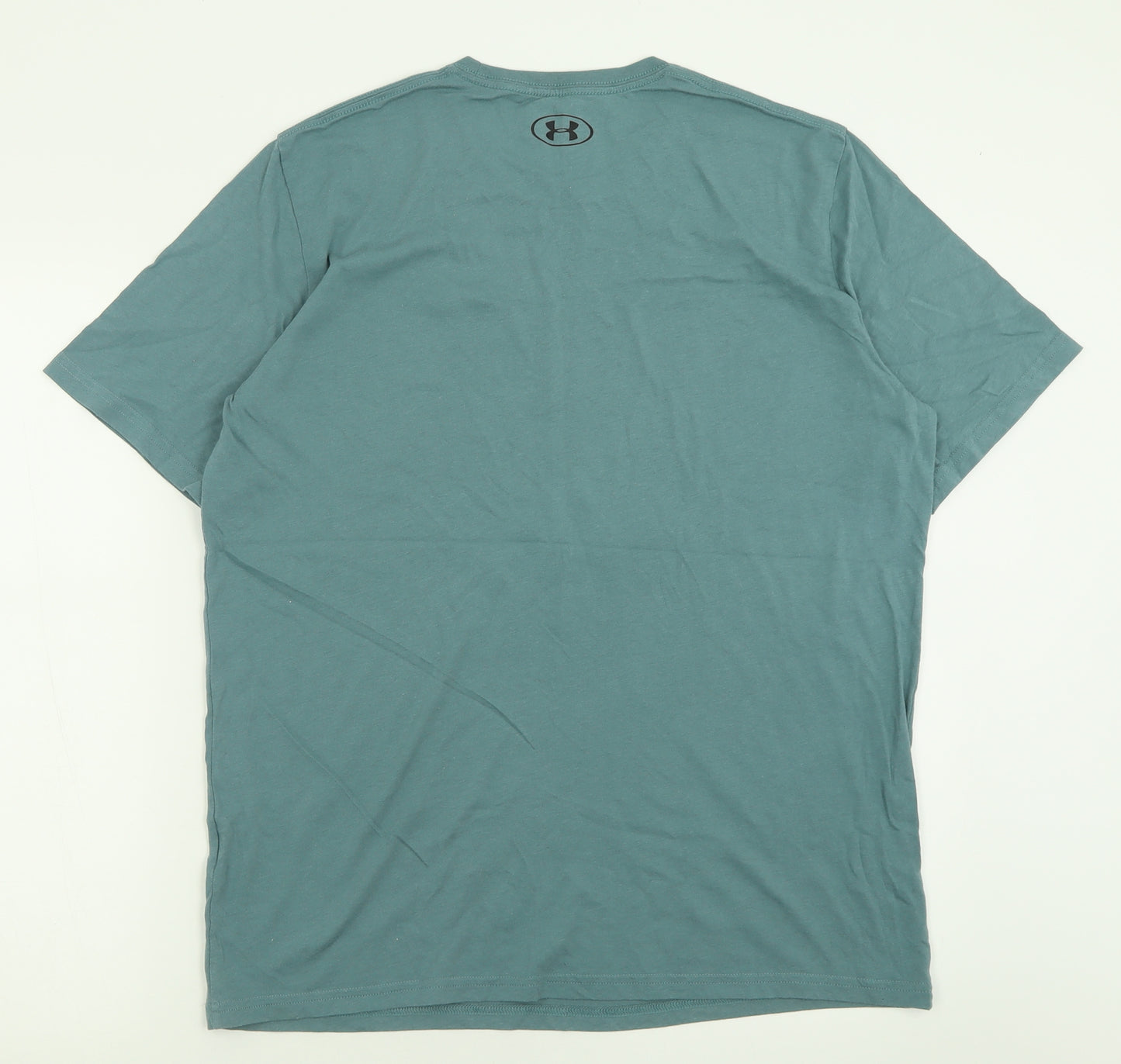 Under armour Mens Blue  Polyester  T-Shirt Size L Crew Neck