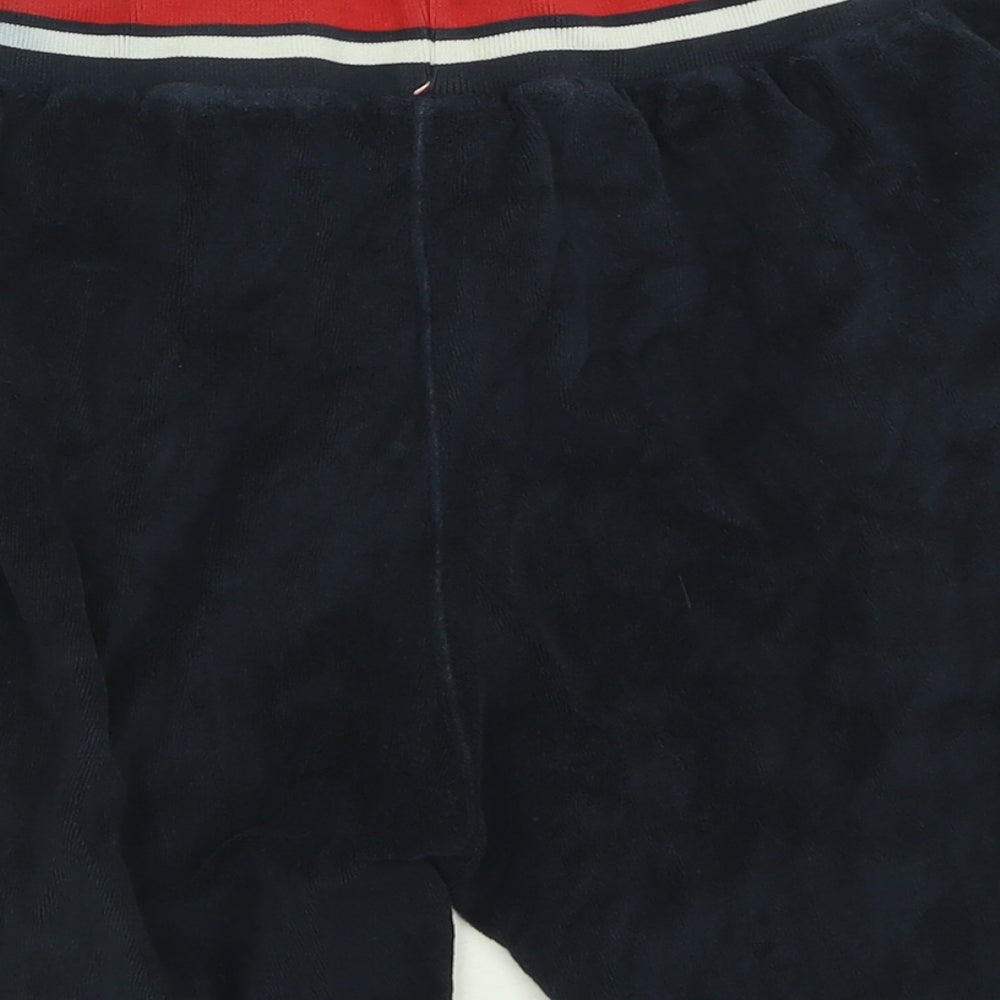Champion Mens Blue  Cotton Bermuda Shorts Size M L7 in Regular Tie