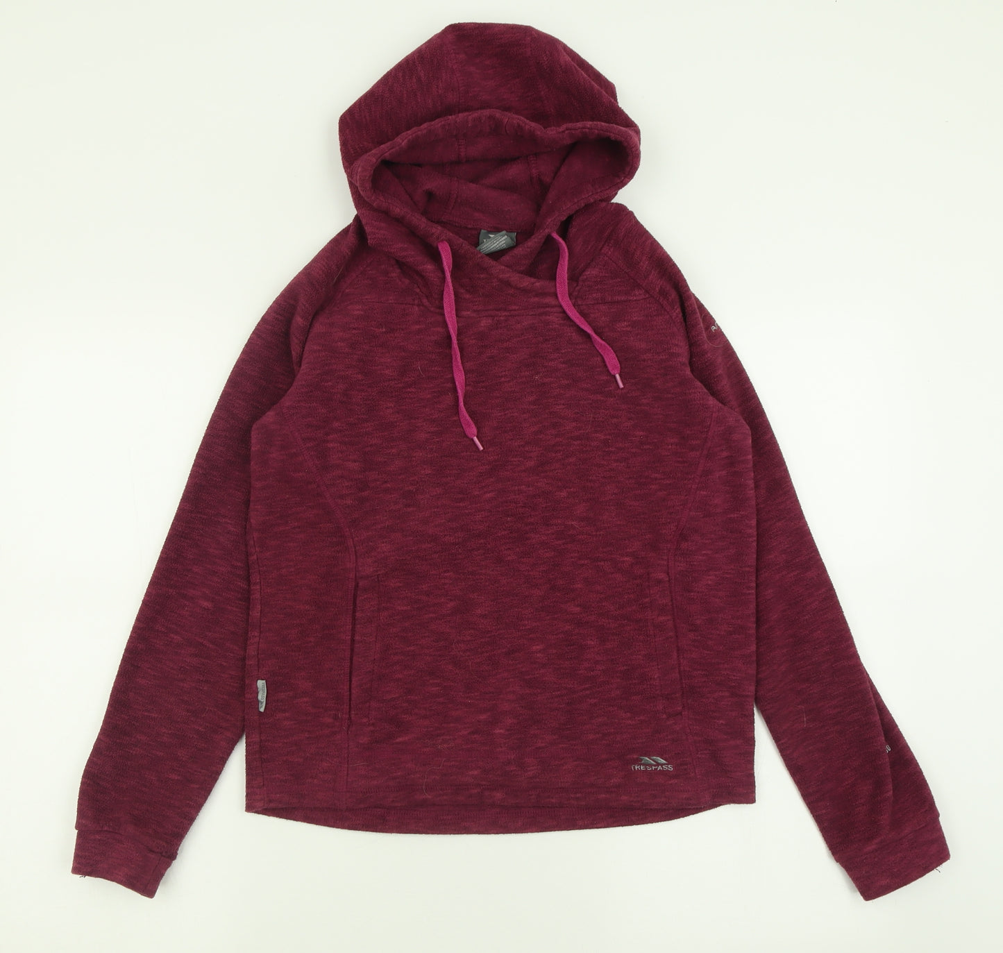 Trespass Womens Purple  Polyester Pullover Hoodie Size 12  Pullover