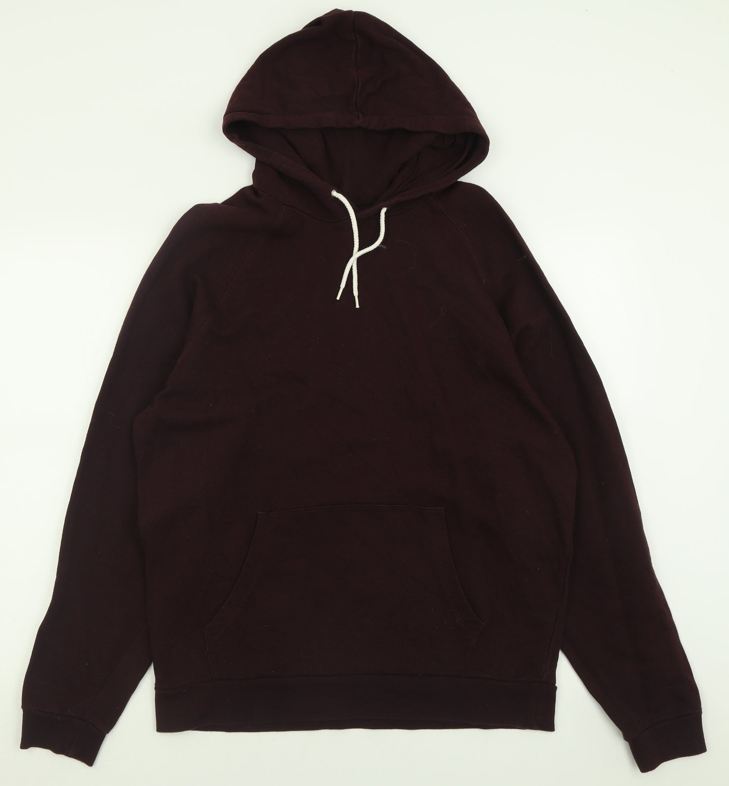 ASOS Mens Purple  Cotton Pullover Hoodie Size M