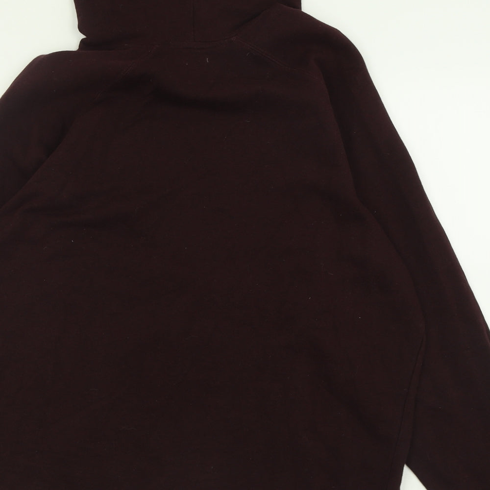 ASOS Mens Purple  Cotton Pullover Hoodie Size M