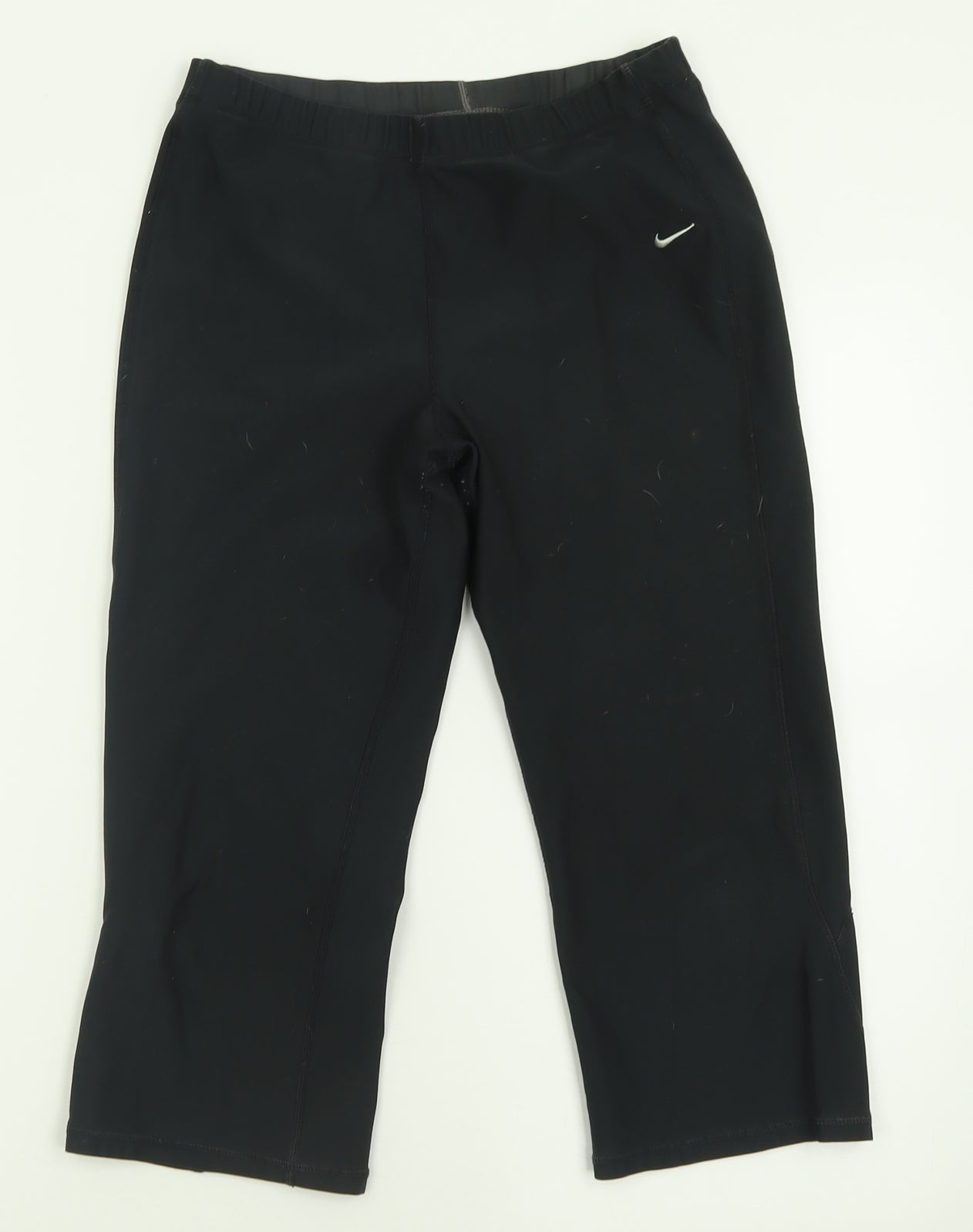 Nike Womens Black  Polyester Biker Shorts Size M L18 in Regular
