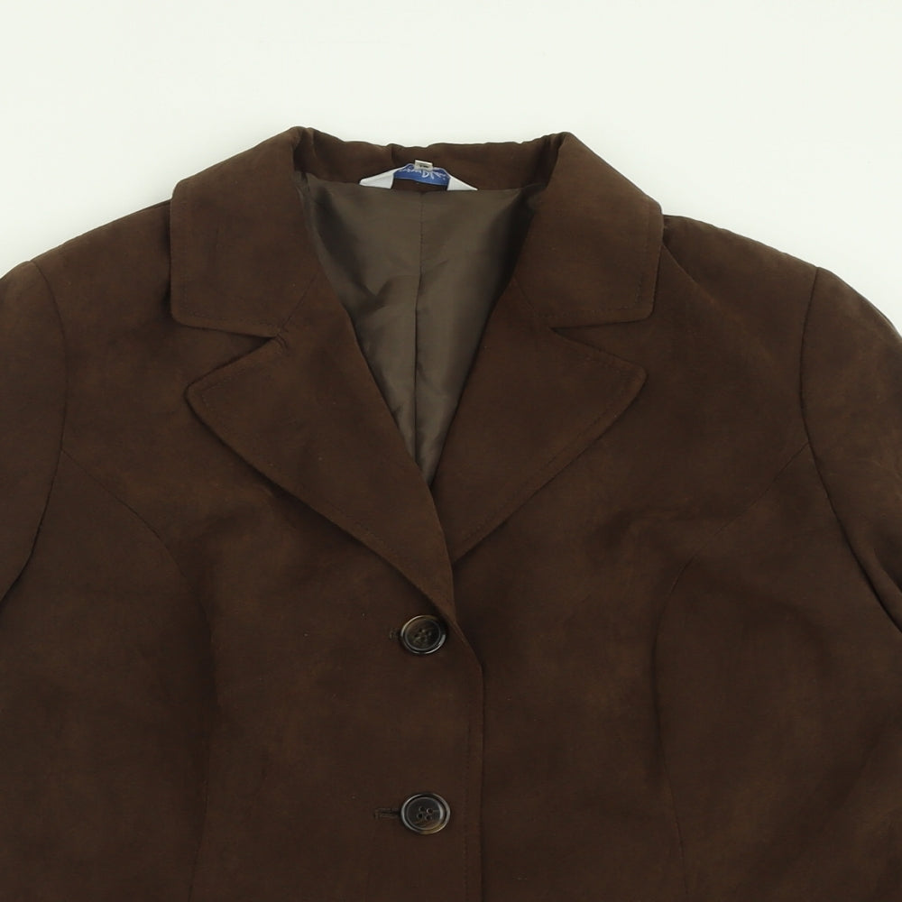 Penny plain Womens Brown   Jacket Blazer Size 14  Button