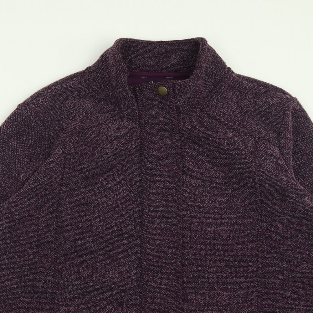 Marks and Spencer Womens Purple   Jacket  Size 14  Zip