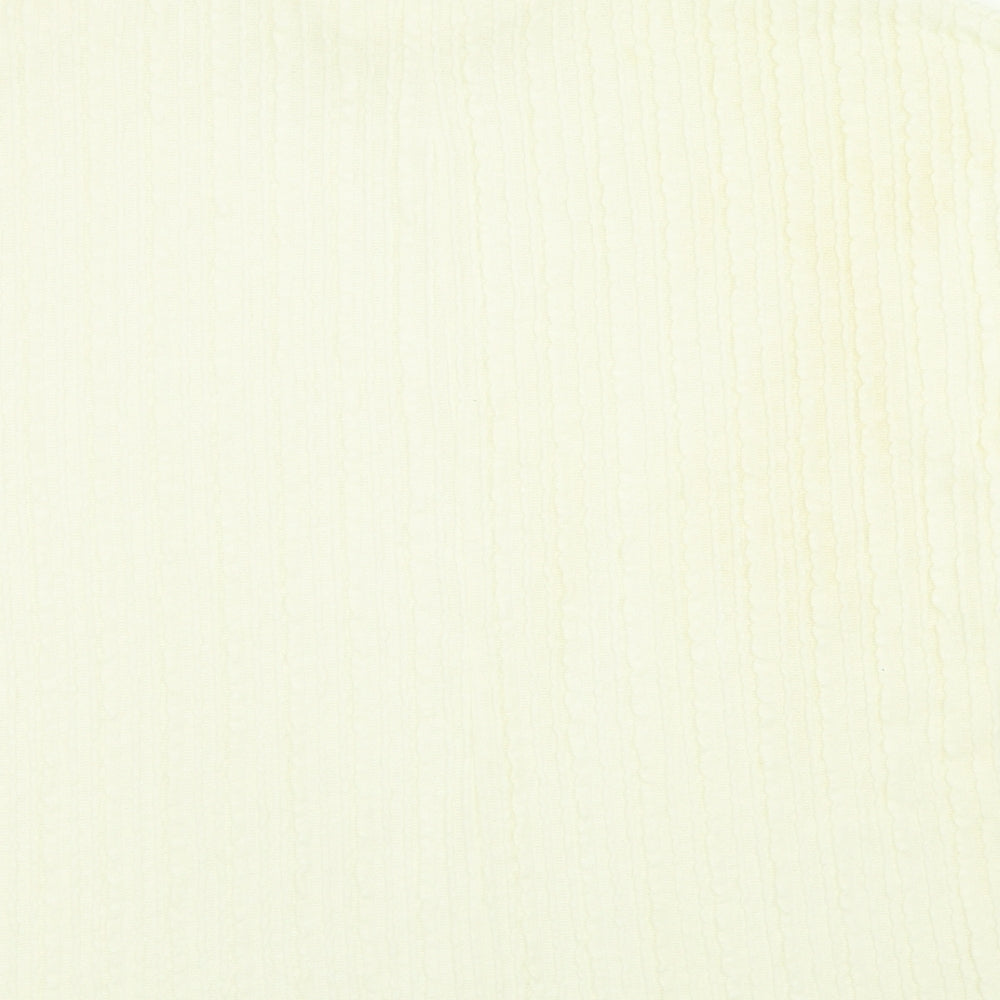 Matalan Womens White Crew Neck  Polyester Pullover Jumper Size 16