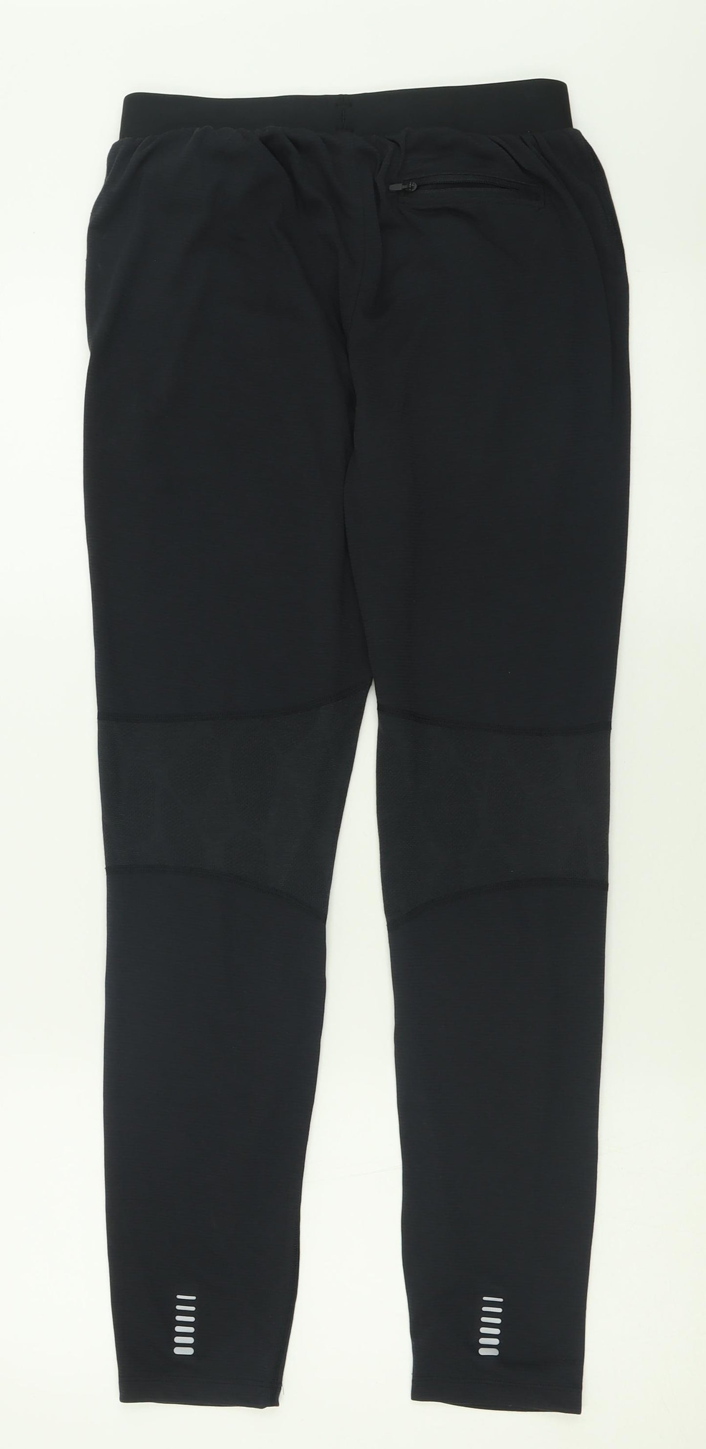 Under armour Mens Black  Polyester Jogger Trousers Size S L29 in Regular Tie