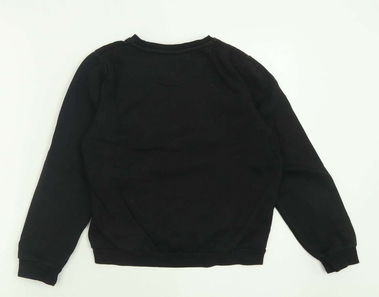 Primark Boys Black  Polyester Pullover Sweatshirt Size 10-11 Years  Pullover