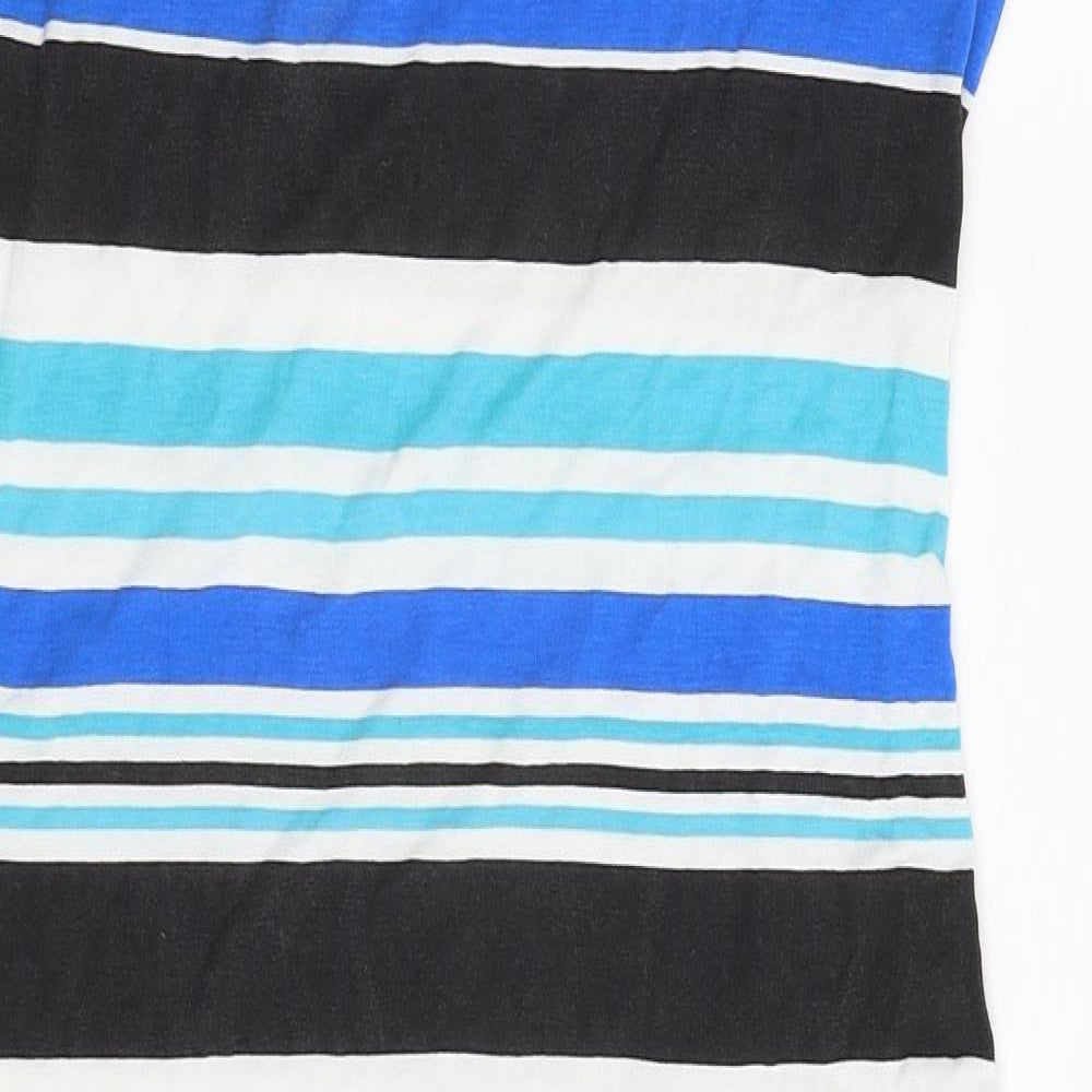 Atmosphere Womens Multicoloured Striped Viscose Tank Dress  Size 14  Scoop Neck Pullover