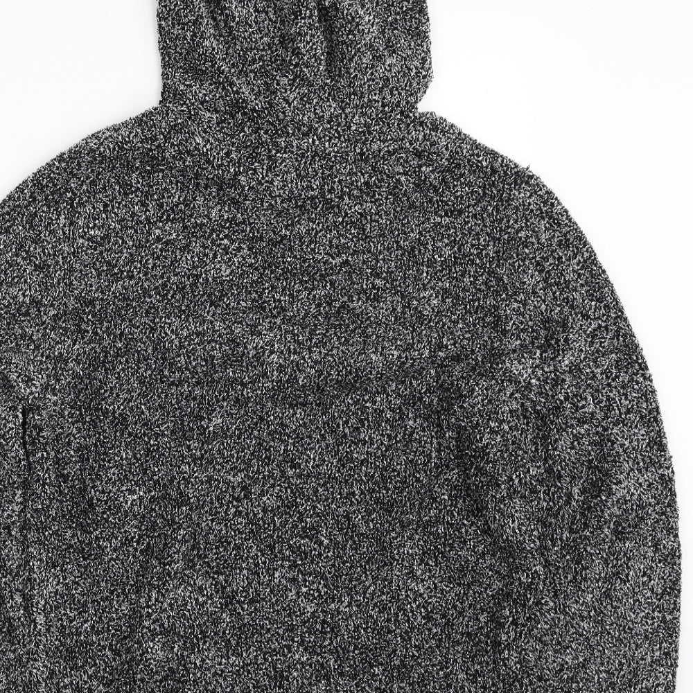 River Island Womens Grey  Polyester Pullover Hoodie Size M  Pullover