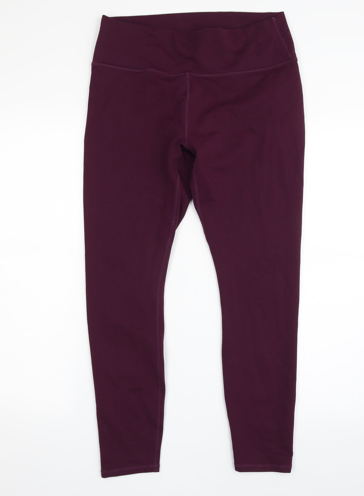 Fabletics Womens Purple  Polyester Compression Leggings Size XL L25 in Athletic