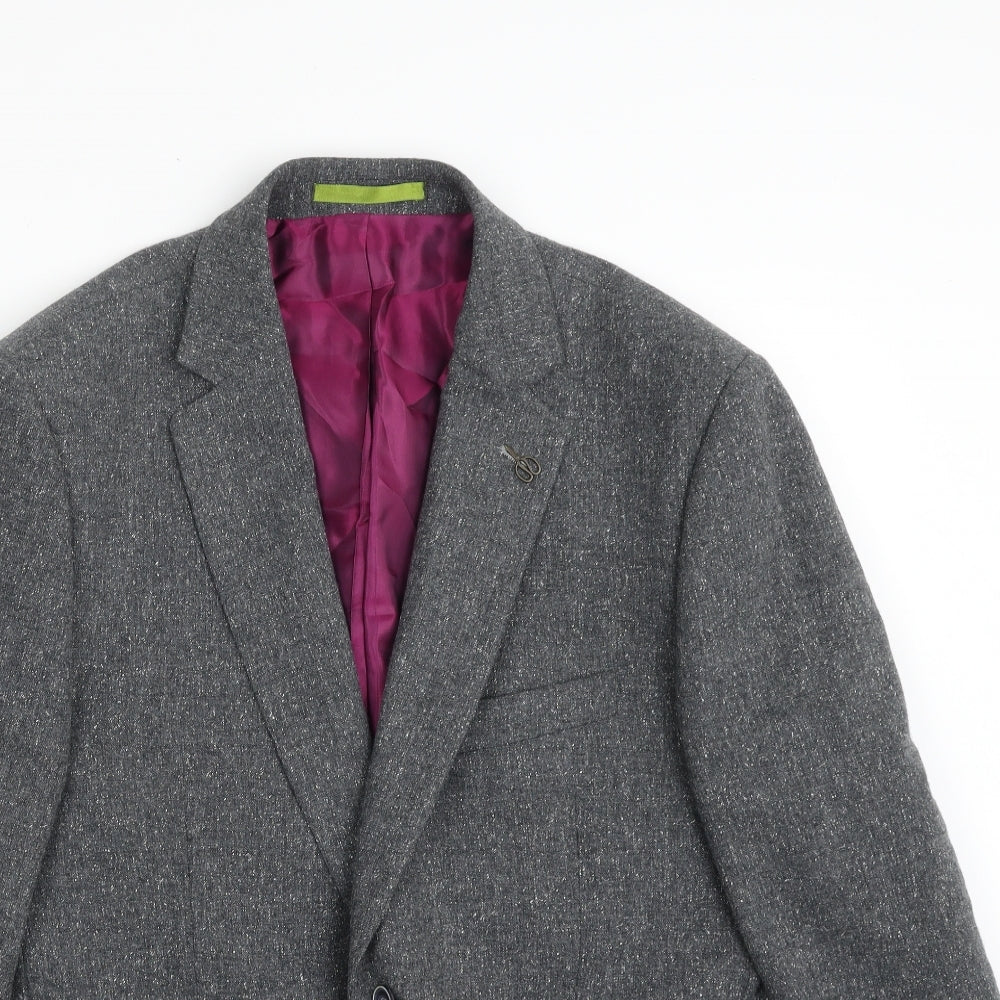 Gibson Mens Grey   Jacket Blazer Size 42  Button