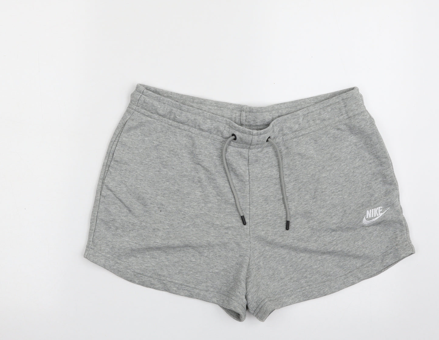 Nike Womens Grey  100% Cotton Sweat Shorts Size M  Regular