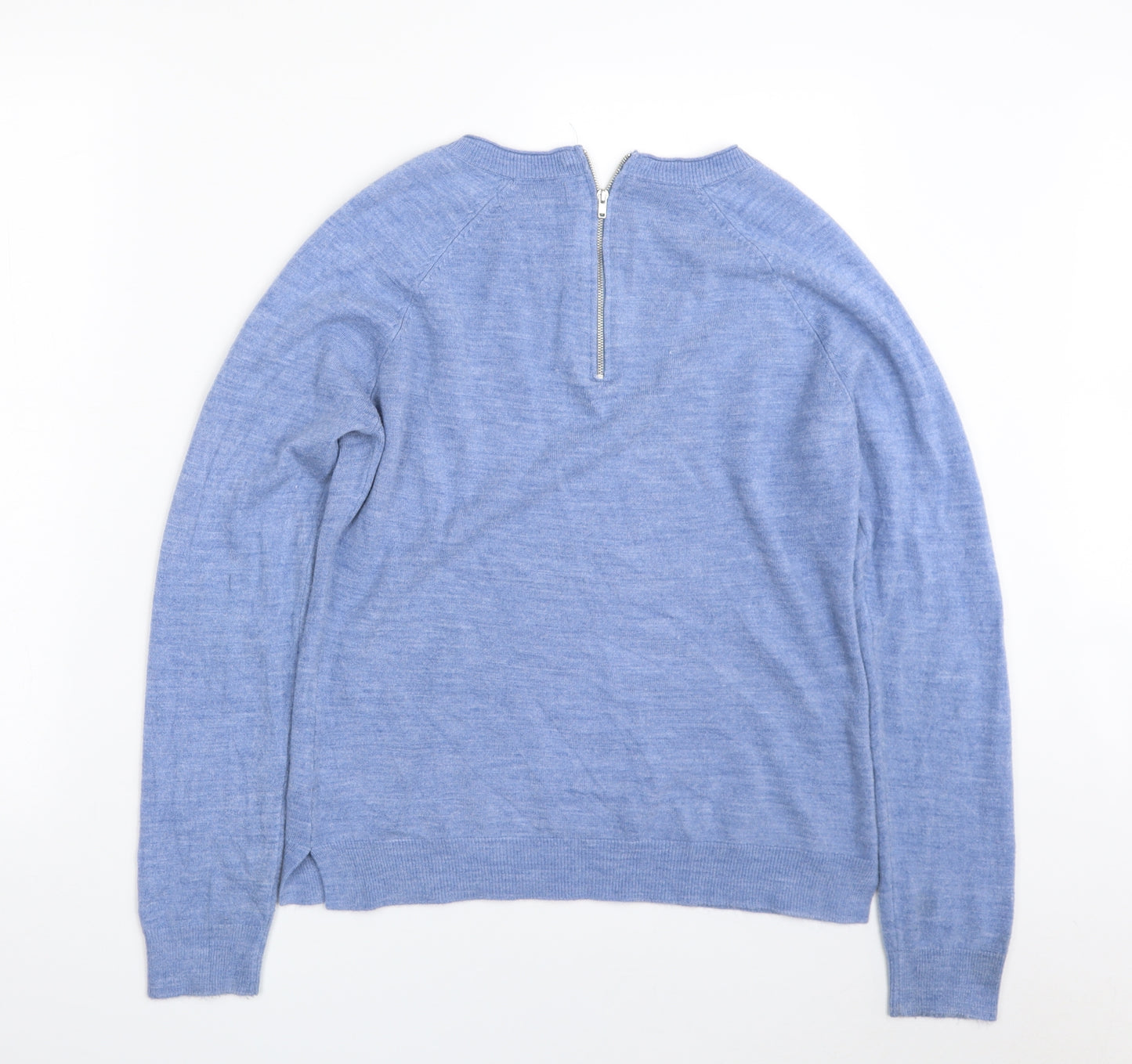 Atmosphere Womens Blue Crew Neck  Acrylic Pullover Jumper Size 12