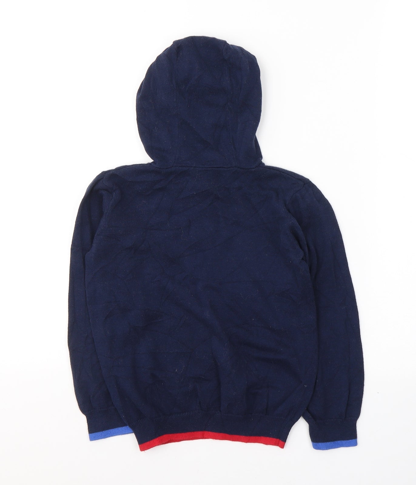 Nutmeg Boys Blue  Cotton Pullover Hoodie Size 5-6 Years  Pullover - Car