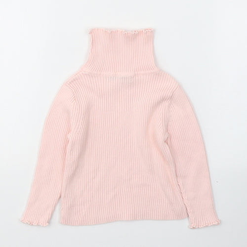 George Girls Pink  Cotton Pullover Jumper Size 18-24 Months  Pullover
