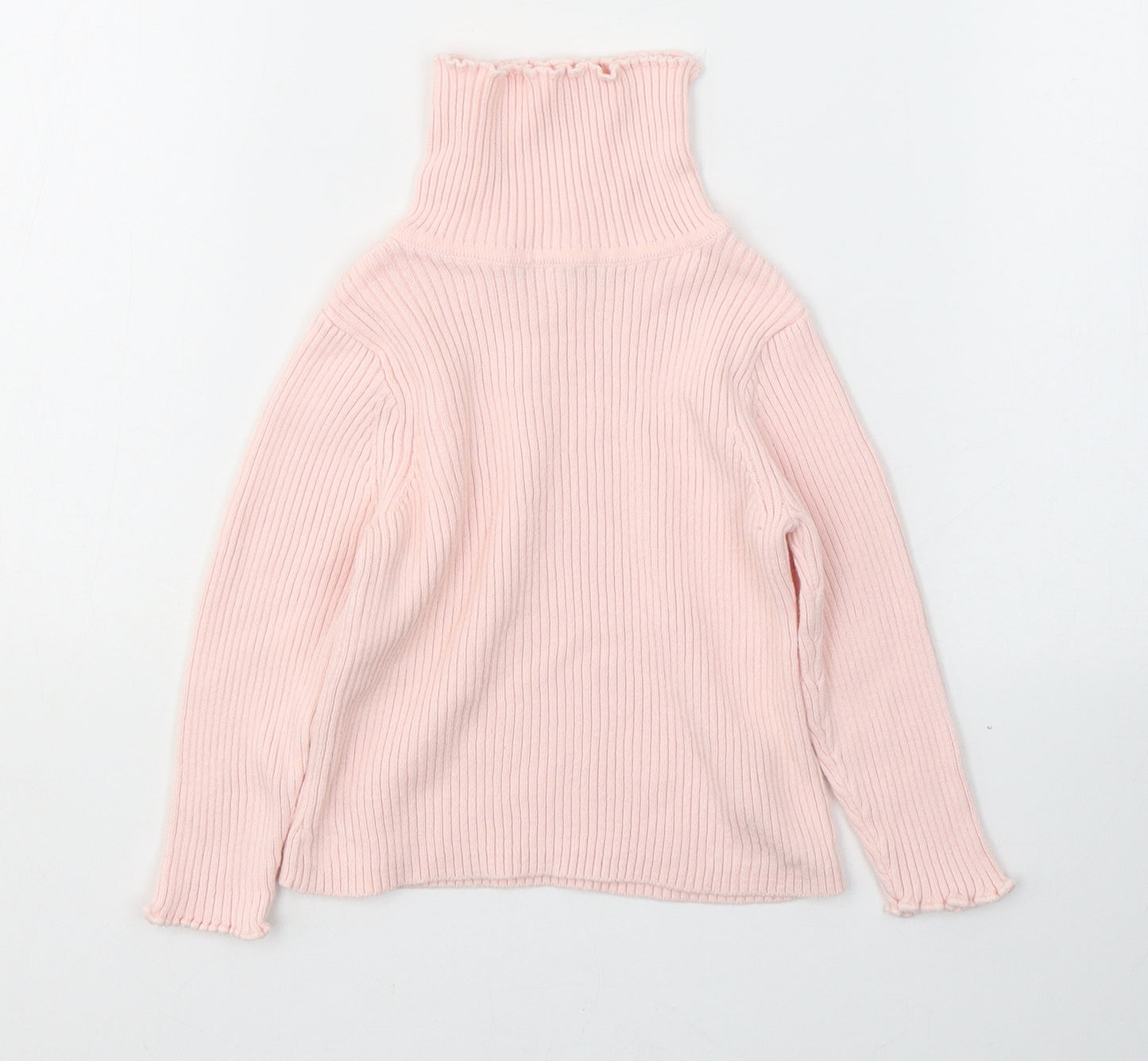 George Girls Pink  Cotton Pullover Jumper Size 18-24 Months  Pullover