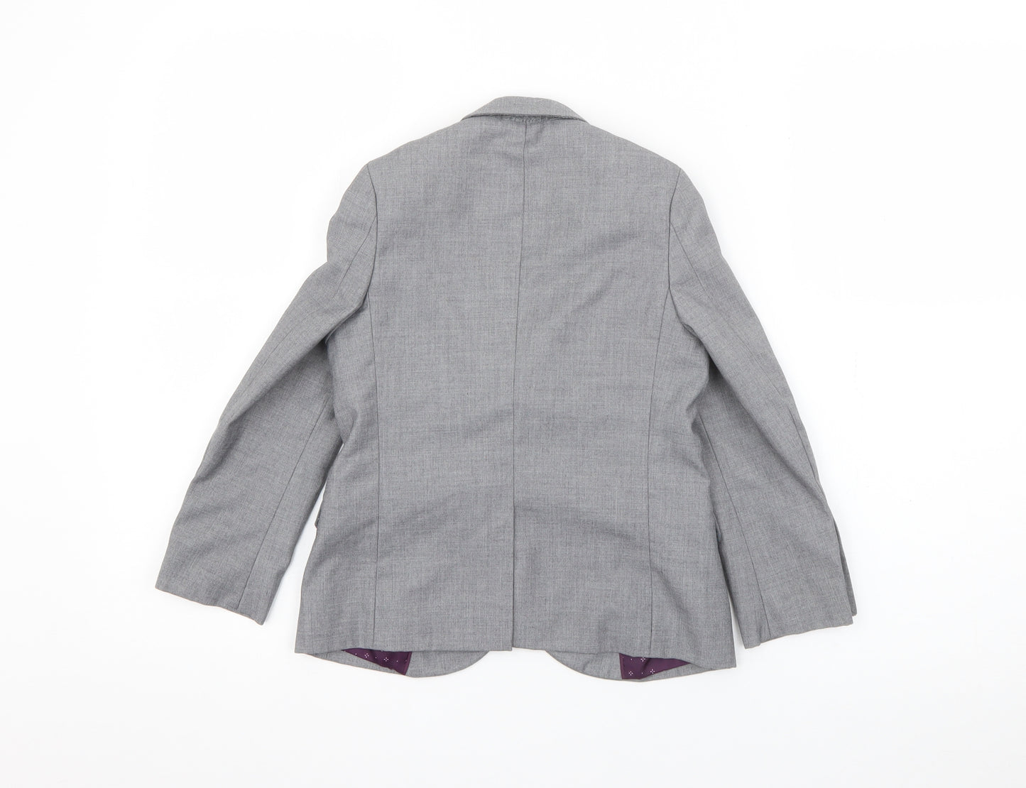 NEXT Boys Grey   Jacket Blazer Size 7 Years  Button