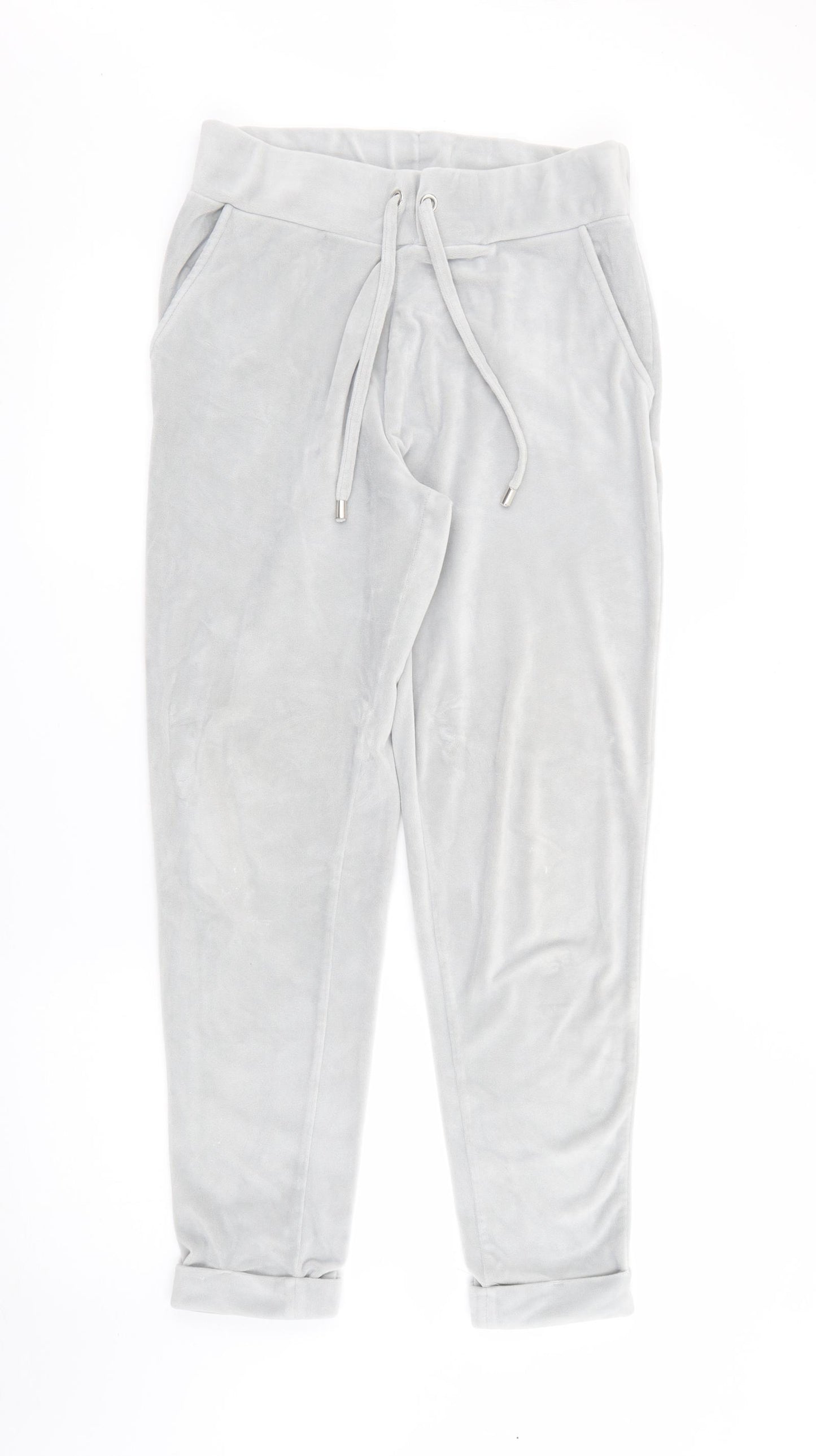 George Womens Grey  Polyester Capri Lounge Pants Size 12