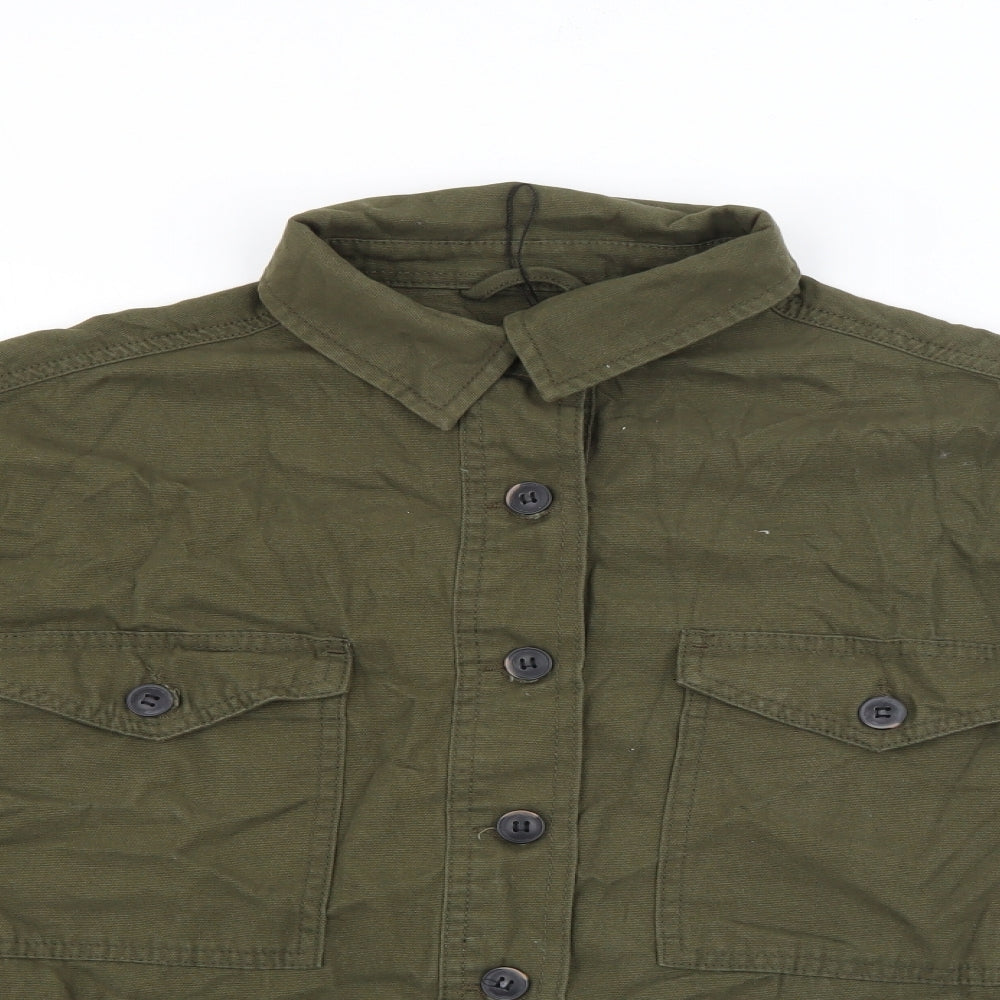 Primark Womens Green   Jacket  Size 10  Button