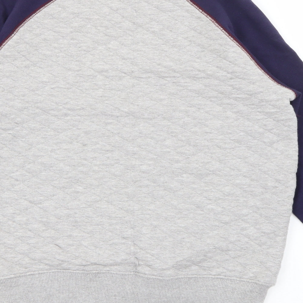 Dunnes Stores Boys Grey Crew Neck  Cotton Pullover Jumper Size 10-11 Years