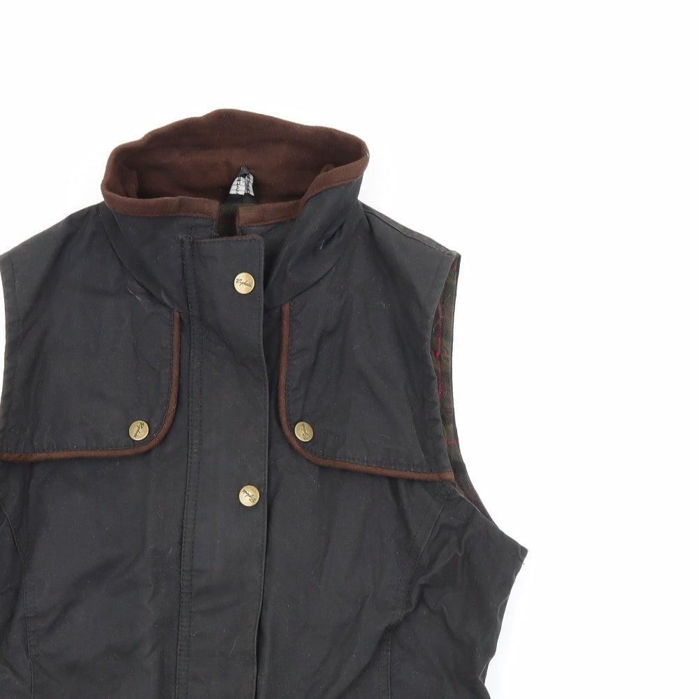 Rydale Womens Brown   Gilet Coat Size 8  Zip