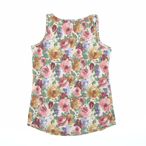 NEXT Womens Multicoloured Floral Polyester Camisole Tank Size 12 Scoop Neck