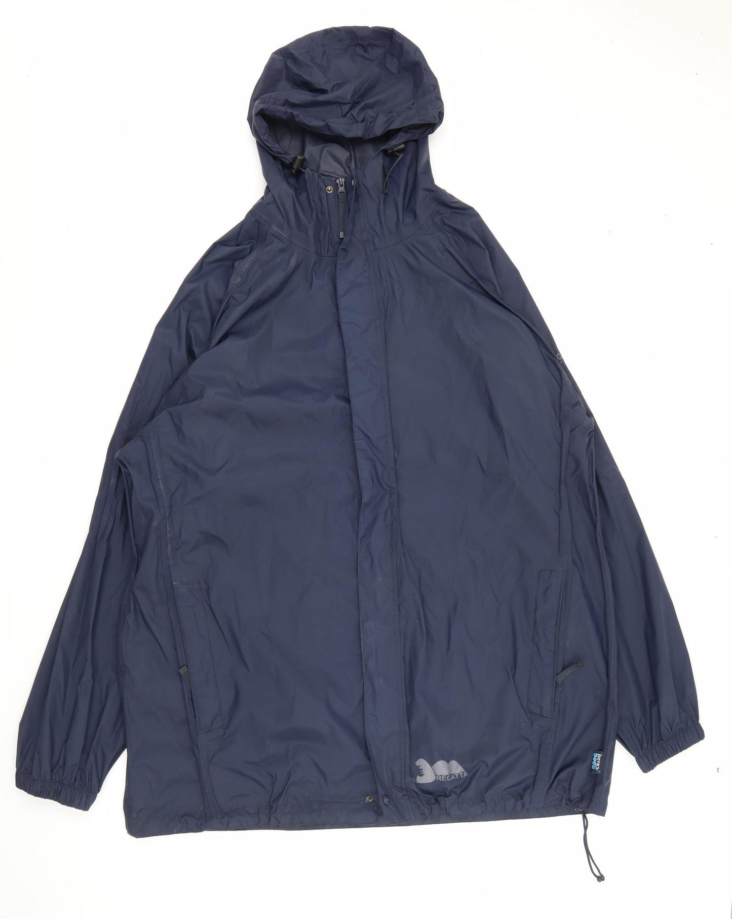 Regatta Mens Blue   Rain Coat Coat Size 2XL  Zip