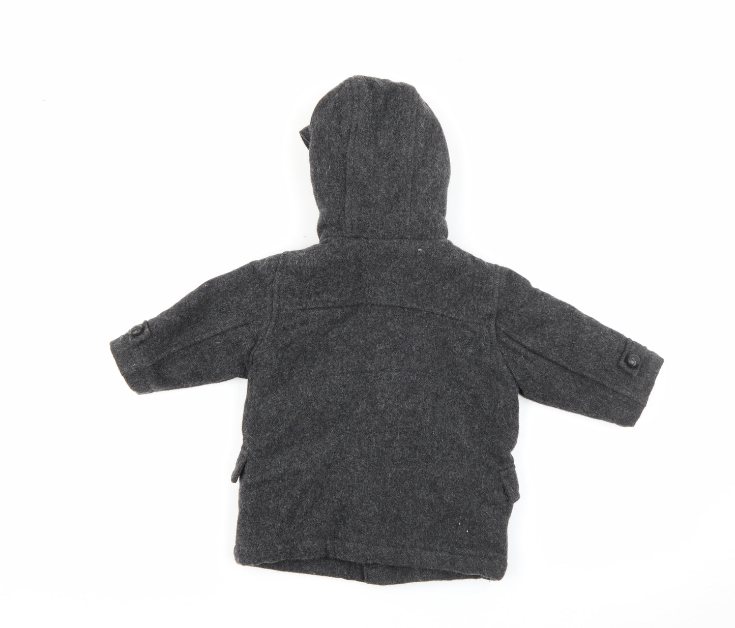 Gap Baby Grey   Jacket Coat Size 12-18 Months   Zip