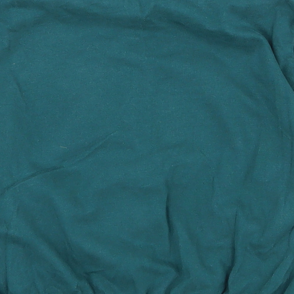 Nutmeg Girls Green  100% Cotton Basic T-Shirt Size 3-4 Years Round Neck Pullover