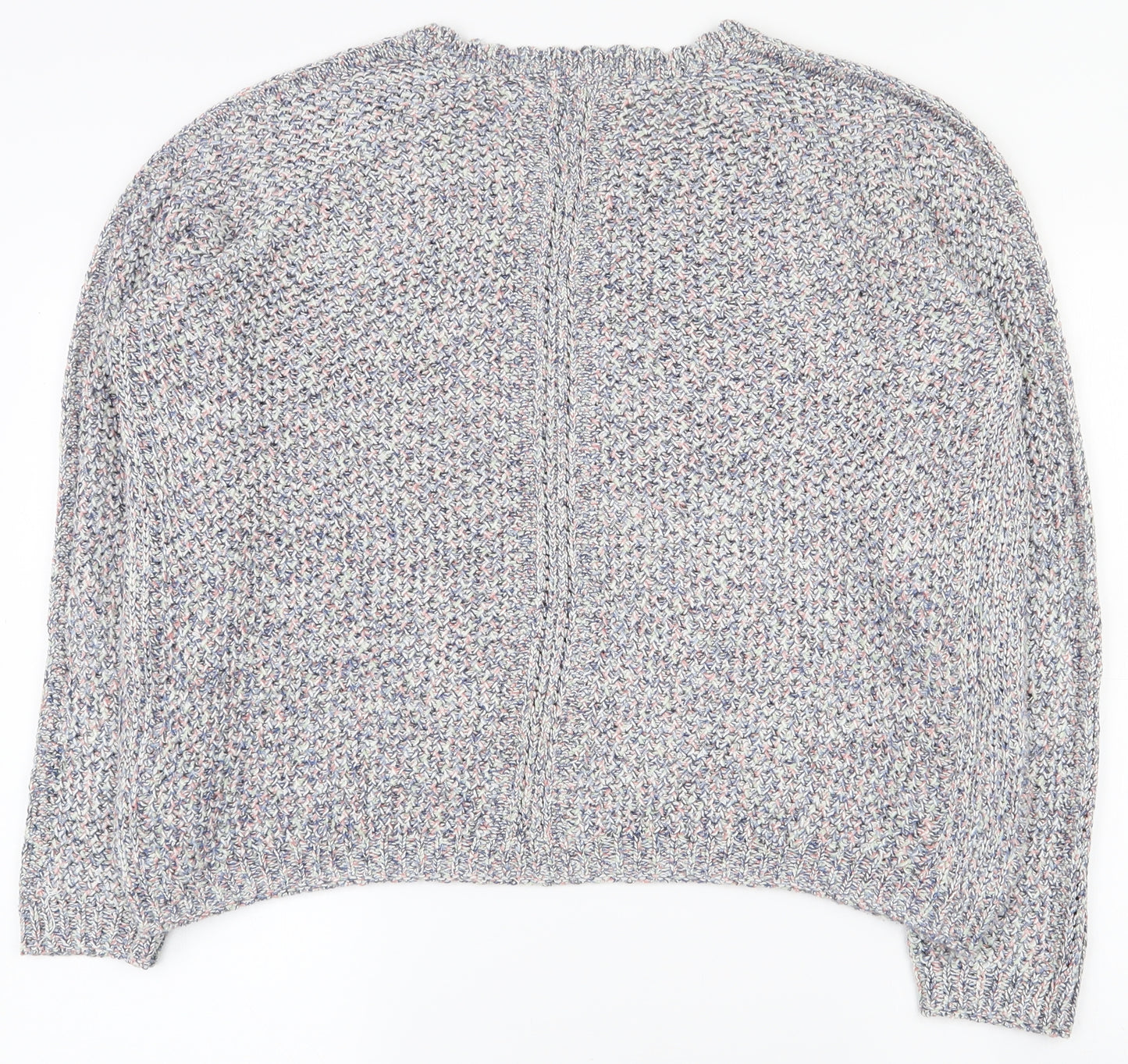 Indigo Womens Multicoloured Scoop Neck  Acrylic Pullover Jumper Size 18