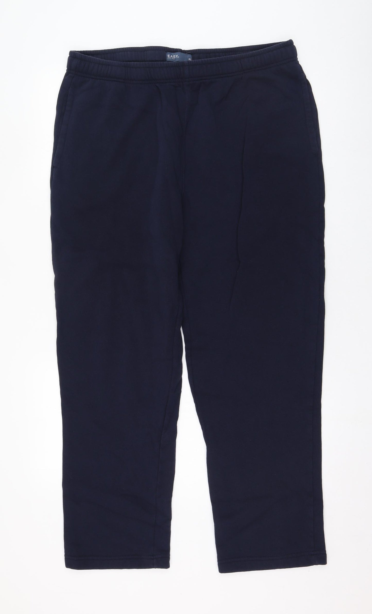 Matalan Mens Blue  Cotton Jogger Trousers Size XL L28 in Regular