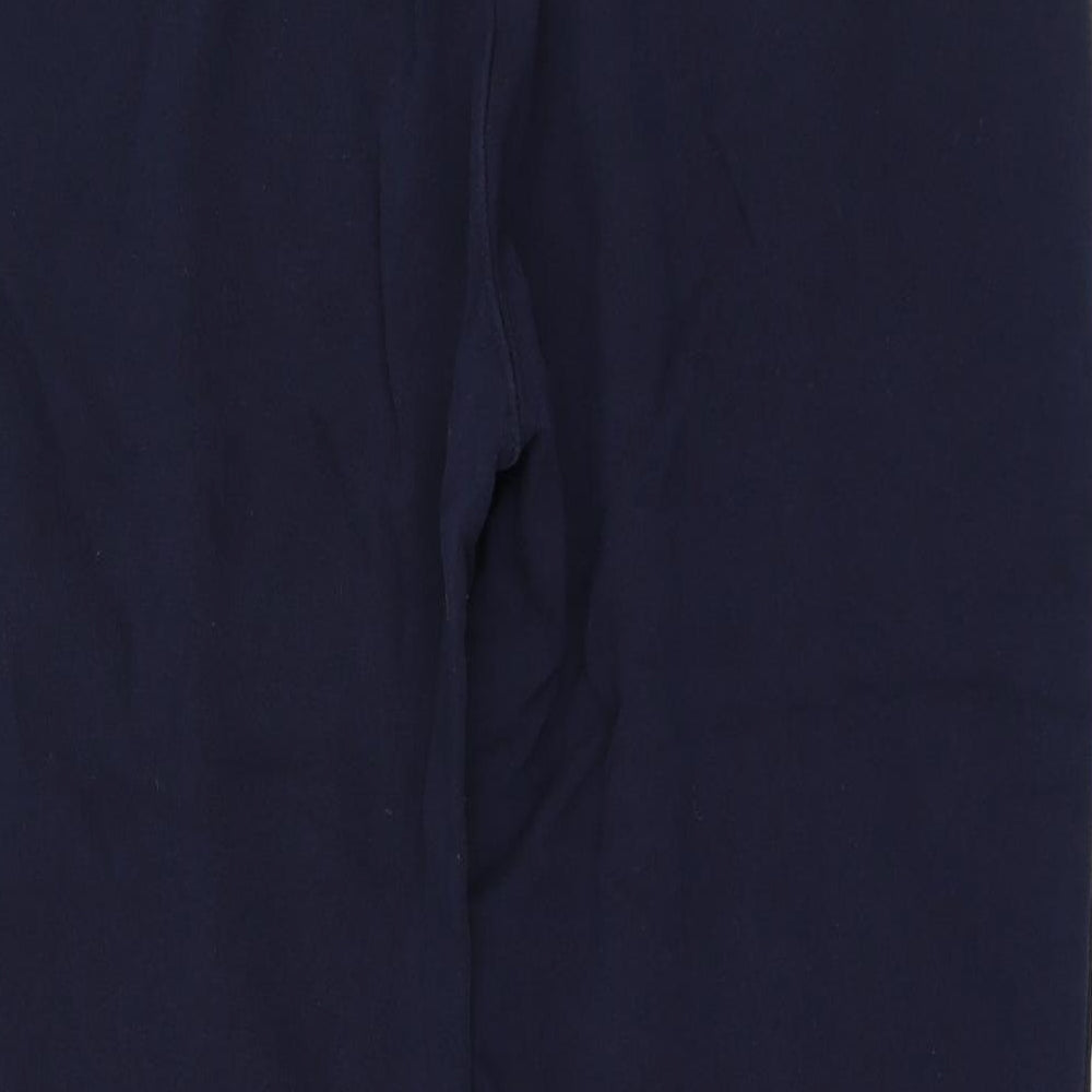 Matalan Mens Blue  Cotton Jogger Trousers Size XL L28 in Regular