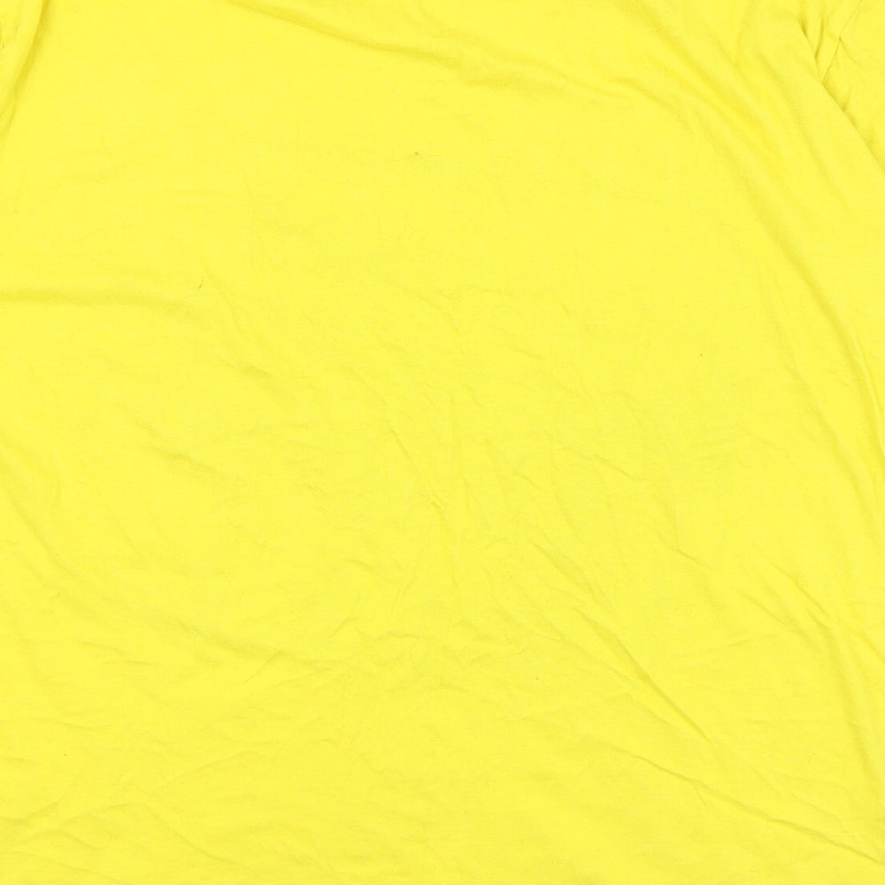 Preworn Mens Yellow  Cotton  T-Shirt Size M Round Neck  - Only Fools And Horses
