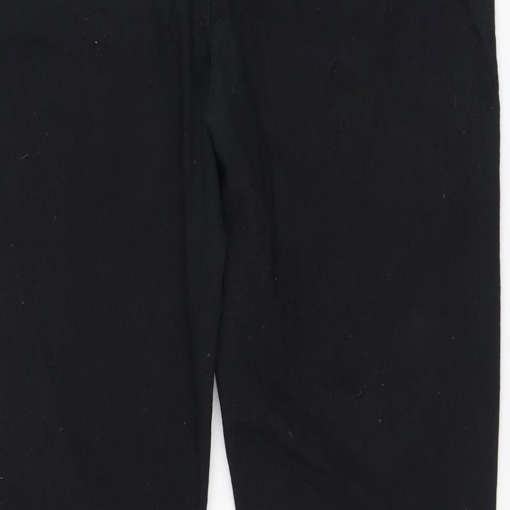 New Look Womens Black  Cotton Skinny Jeans Size 12 L28 in Regular Zip