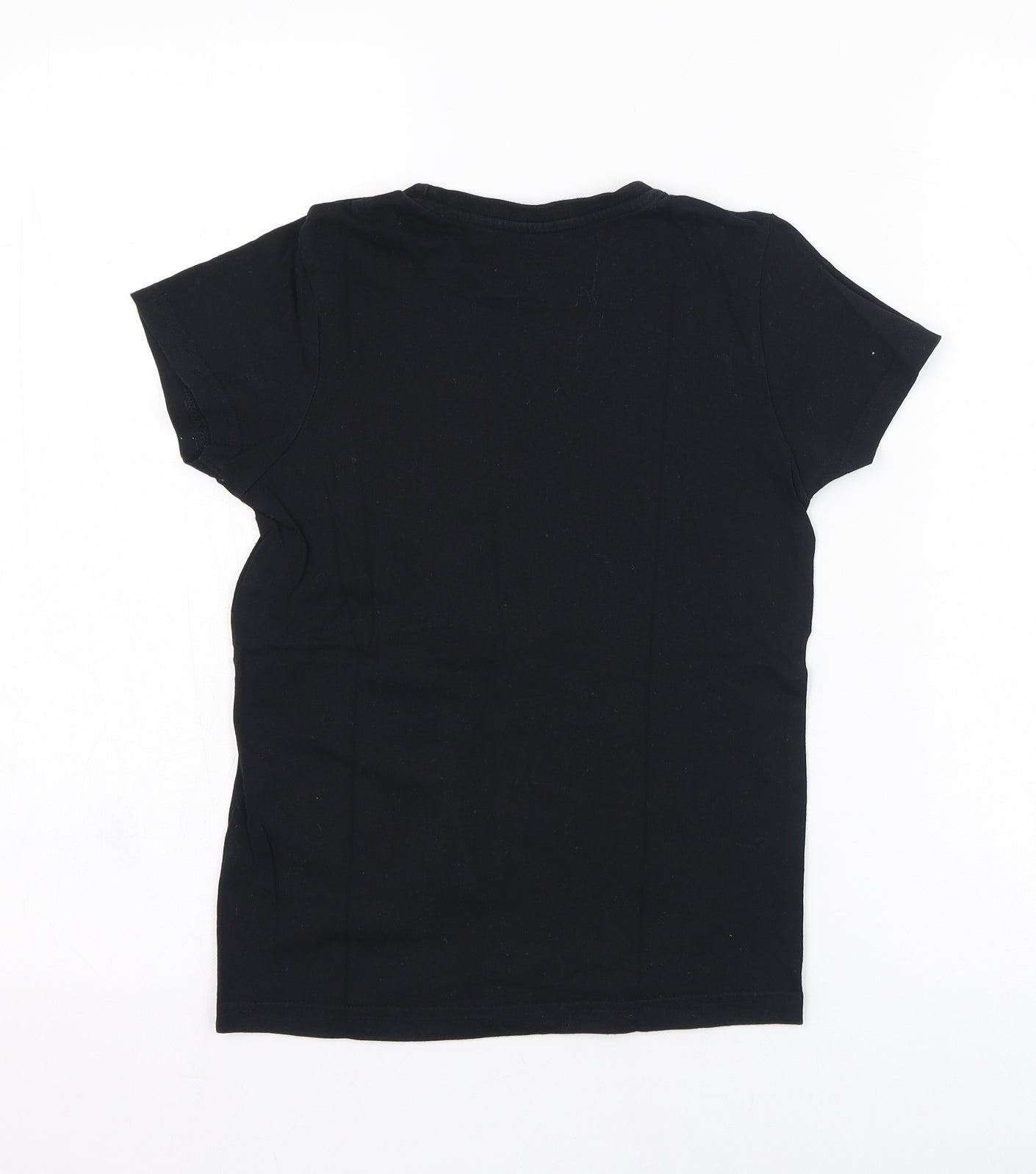 Matalan Boys Black  Cotton Basic T-Shirt Size 9 Years Round Neck Pullover - Roblox