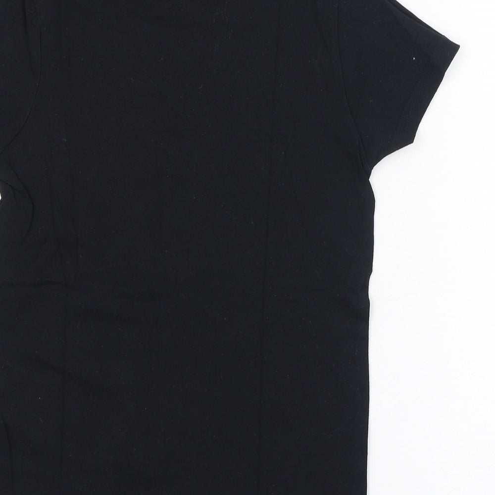 Matalan Boys Black  Cotton Basic T-Shirt Size 9 Years Round Neck Pullover - Roblox