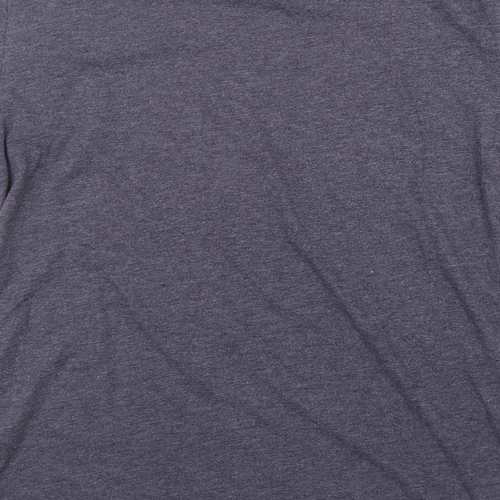 Primark Mens Grey  Polyester  T-Shirt Size S Round Neck  - Captain America