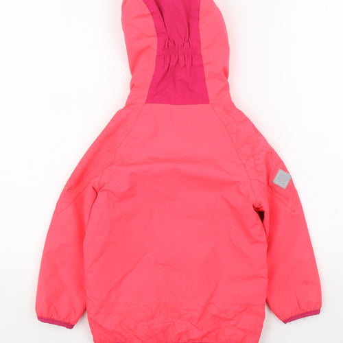 Regatta Girls Pink   Rain Coat Coat Size 3-4 Years
