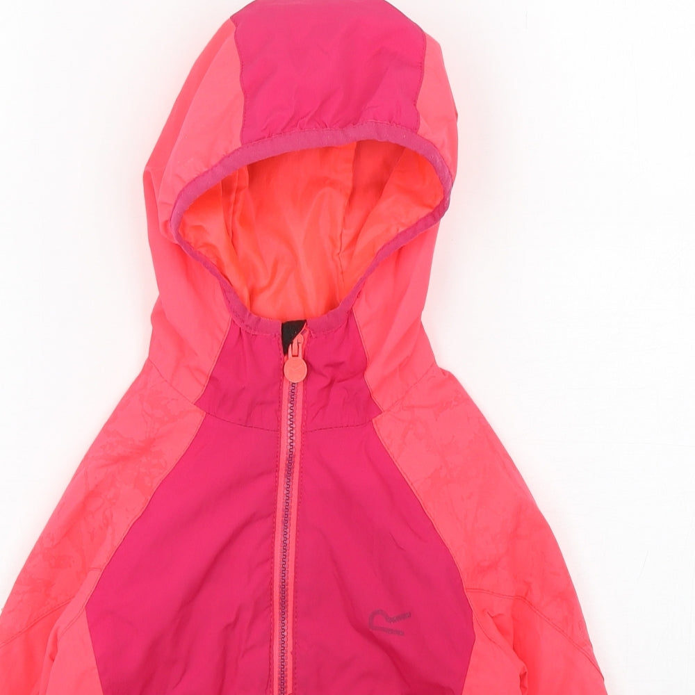 Regatta Girls Pink   Rain Coat Coat Size 3-4 Years