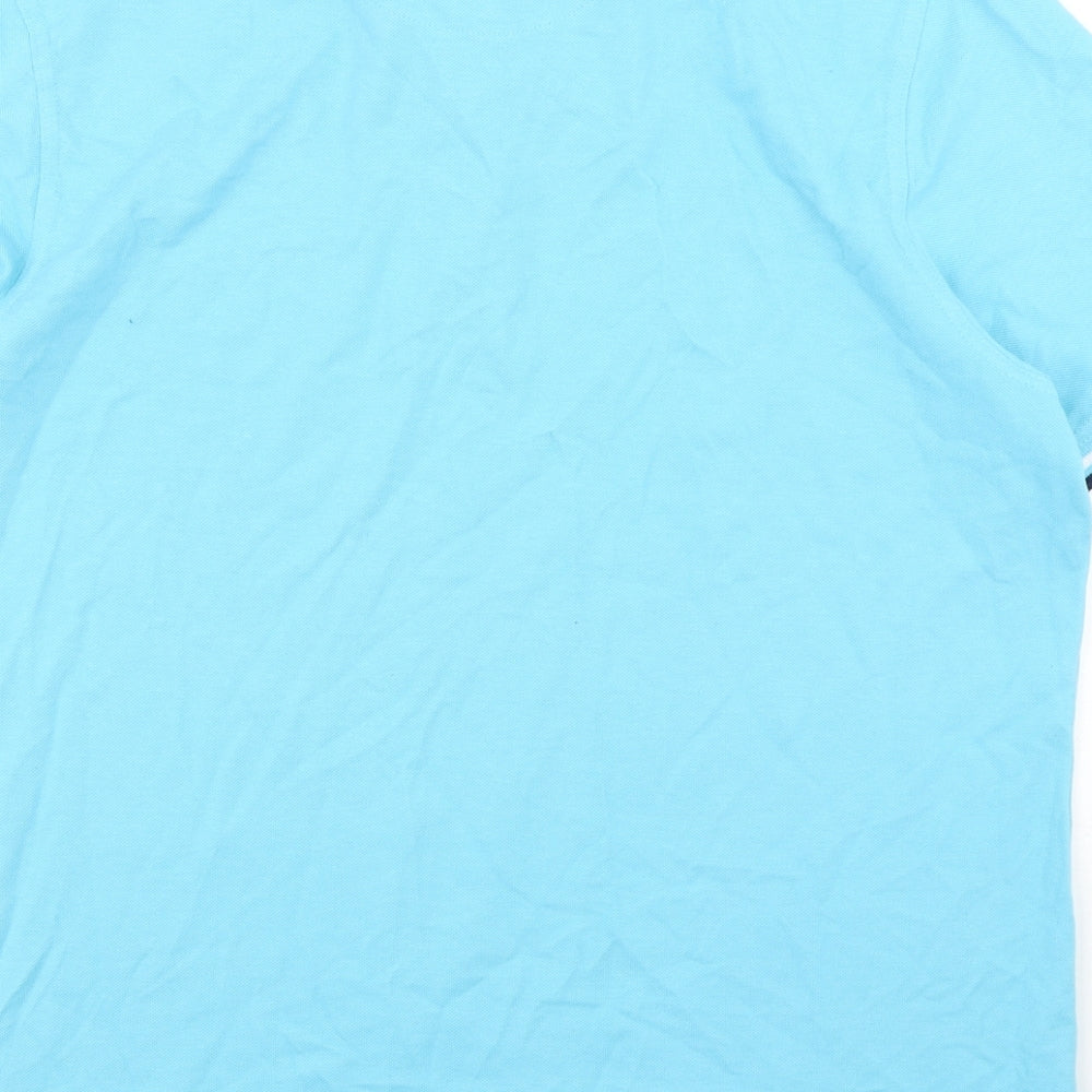 Pierre Cardin Mens Blue  Cotton  Polo Size XL Collared