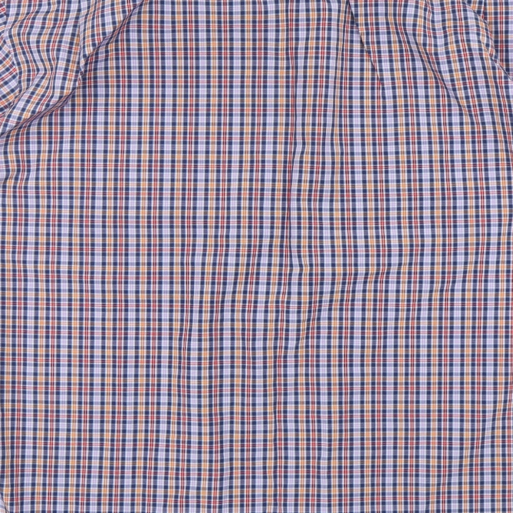DG's drifter Mens Multicoloured Plaid Cotton  Button-Up Size 3XL Collared