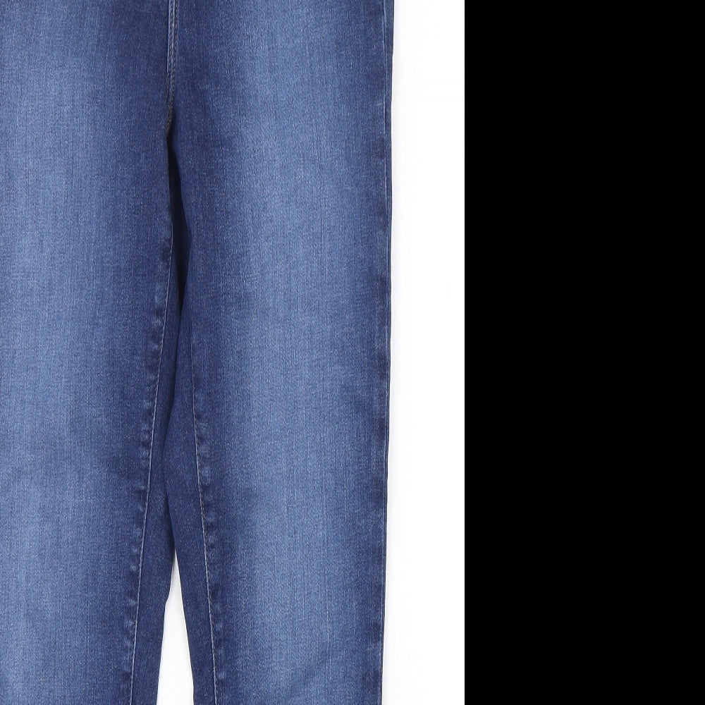 Dunnes Stores Womens Blue  Cotton Skinny Jeans Size 14 L30 in Regular