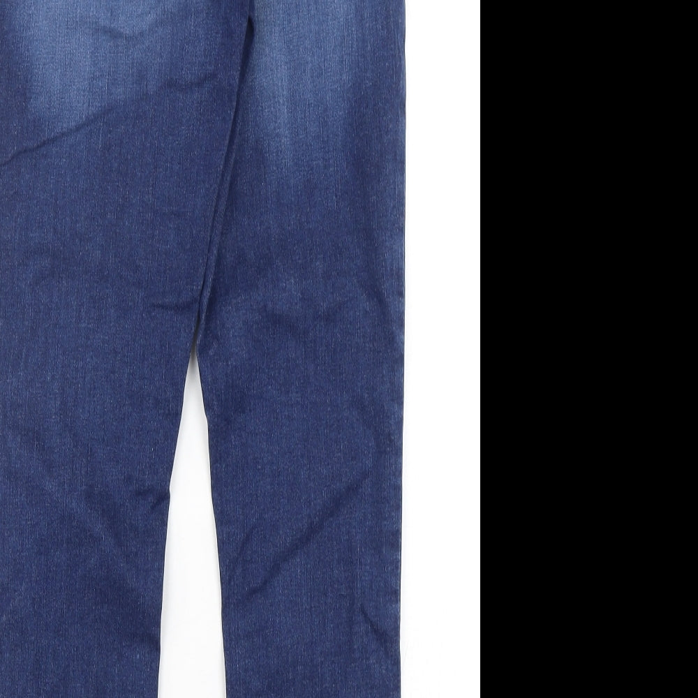 Dunnes Stores Womens Blue  Cotton Skinny Jeans Size 14 L30 in Regular