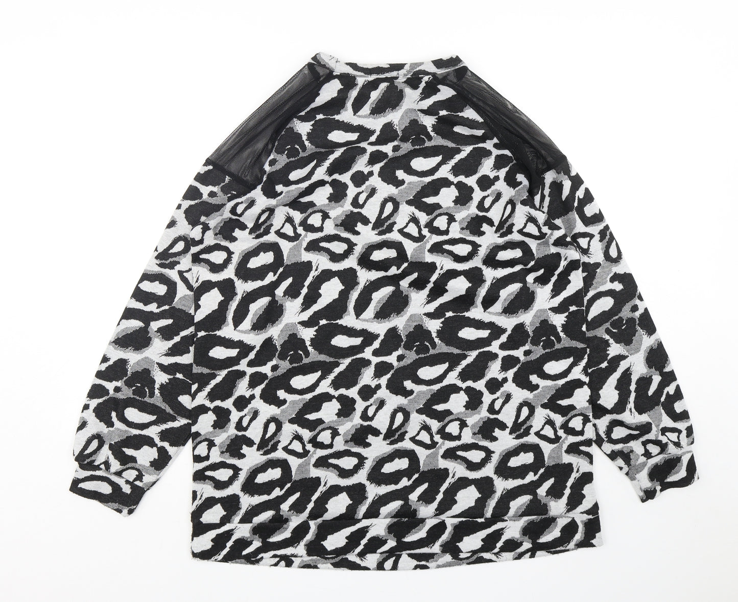 Yours Womens Multicoloured Round Neck Animal Print Polyester Pullover Jumper Size 20